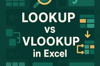 featured image - excel lookup vs vlookup