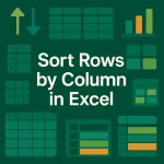 featured image - excel sort rows by column