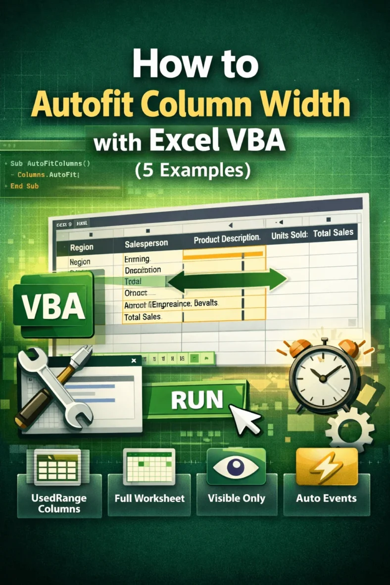 featured image - excel vba column width autofit