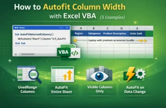 featured image - excel vba column width autofit