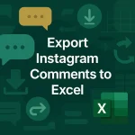 featured image - export instagram comments to excel