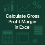 featured image - how to calculate gross profit margin in excel​