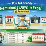 featured image - how to calculate remaining days in excel