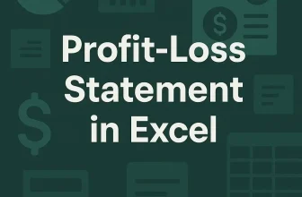 featured image - how to create a profit and loss statement in excel​