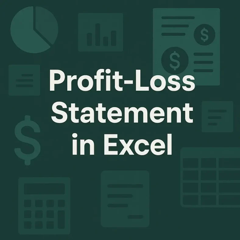featured image - how to create a profit and loss statement in excel​