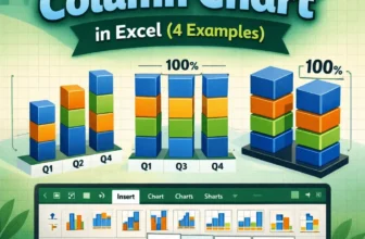 featured image - how to create a stacked column chart in excel