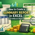 featured image - how to create a summary report in excel