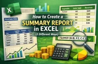 featured image - how to create a summary report in excel