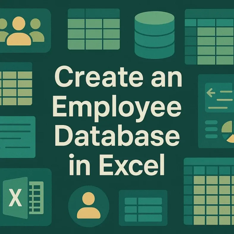 featured image - how to create employee database in excel