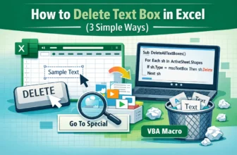 featured image - how to delete text box in excel