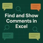 featured image - how to find and show comments in excel