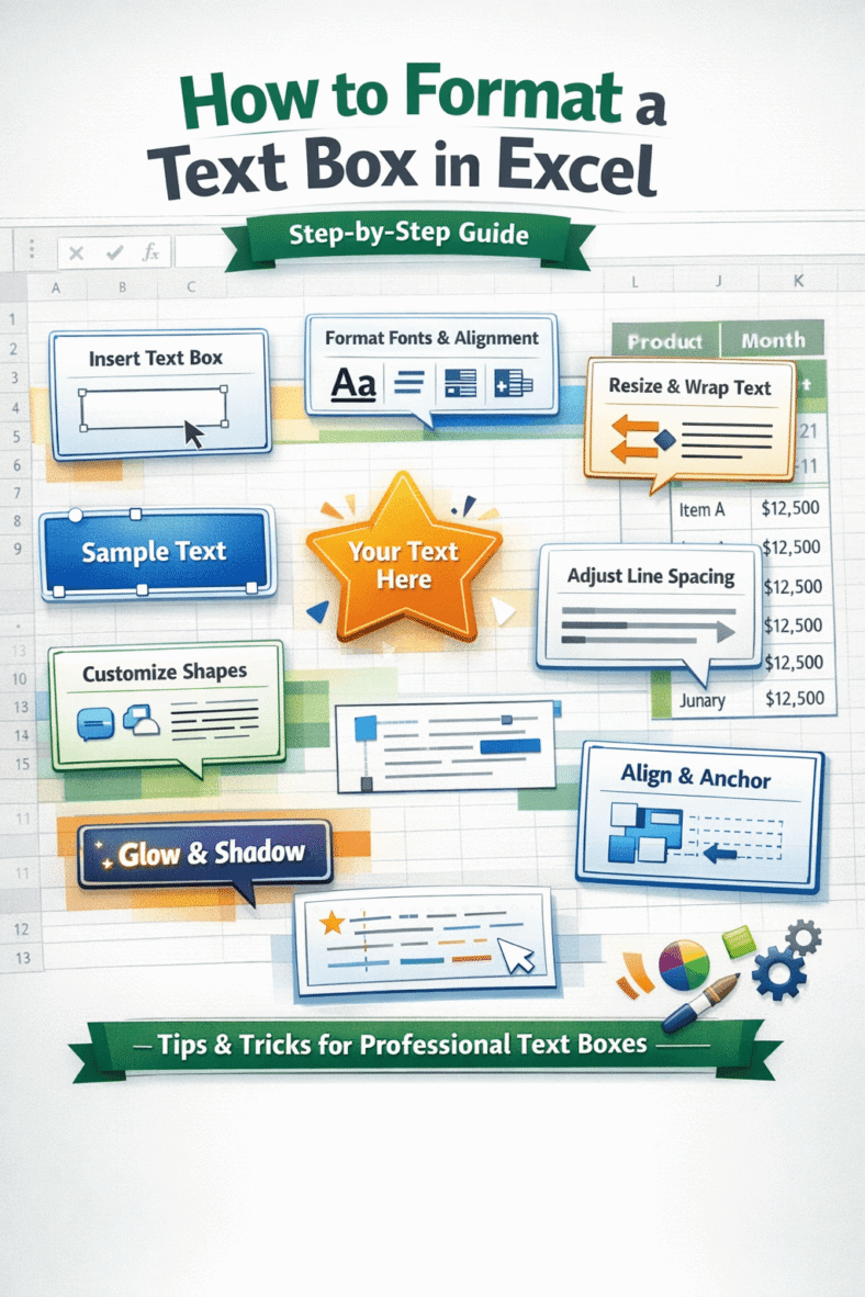 featured image - how to format text box in excel