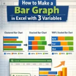 featured image - how to make a bar graph in excel with 3 variables