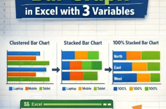 featured image - how to make a bar graph in excel with 3 variables