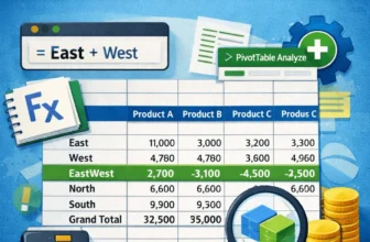 featured image - how to use calculated item in pivot table