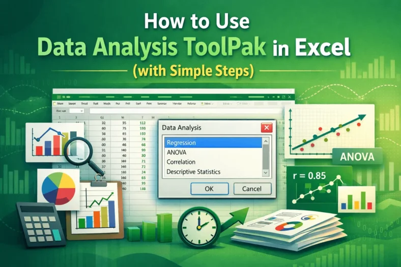 featured image - how to use data analysis toolpak in excel