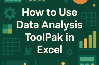 featured image - how to use data analysis toolpak in excel