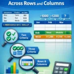 featured image - index match multiple criteria rows and columns