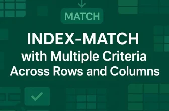 featured image - index match multiple criteria rows and columns