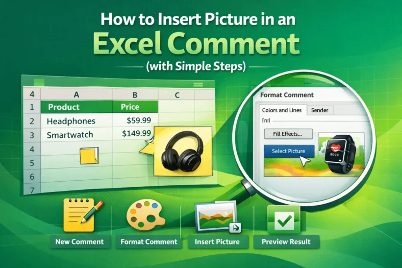 featured image - insert picture in an excel comment