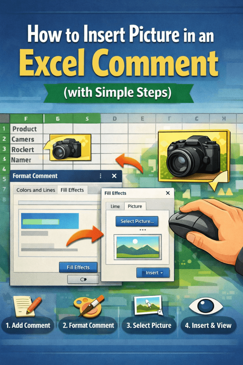 featured image - insert picture in an excel comment