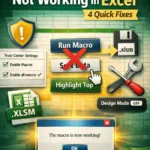 featured image - macro buttons not working in excel​