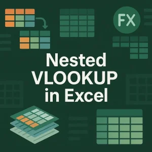 featured image - nested vlookup in excel