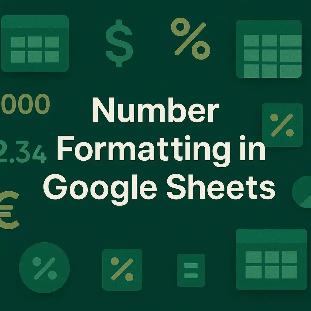 Google Math Number Number Format in Google Sheets: All Types with Examples - Excel Insider