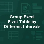 featured image - pivot table group by different intervals