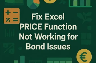 featured image - price function in excel not working for bonds​