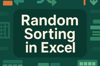 featured image - random sort in excel