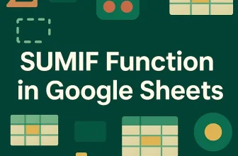 featured image - sumif function in google sheets