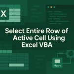 featured image - vba select entire row of active cell