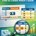 featured image - vlookup to find closest match