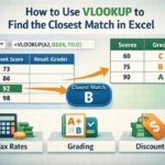 featured image - vlookup to find closest match