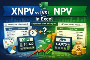 featured image - xnpv vs npv in excel