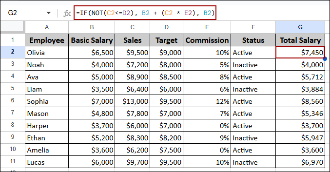 Applying IF Function to Check If Not and If Not Equal
