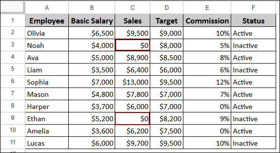 Applying IF Function to Check If Not and If Not Equal
