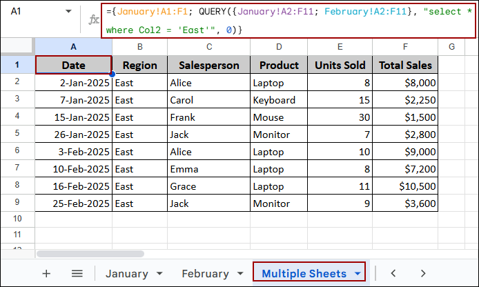 Querying Data from Multiple Sources