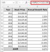 How to Calculate Annual Growth Rate in Excel (3 Criteria) - Excel Insider