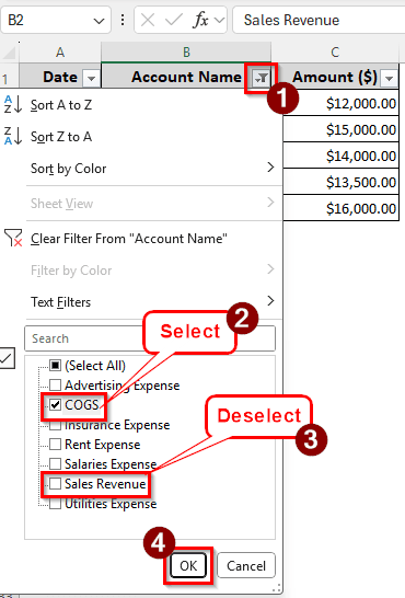 Creating a Monthly Profit and Loss Statement in Excel