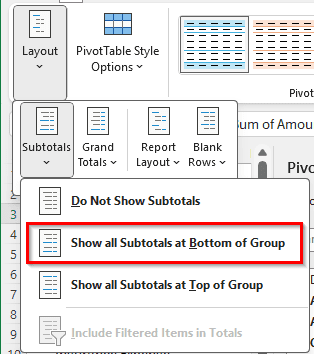 Making Use of the Pivot Table to Create the Profit and Loss Statement in Excel