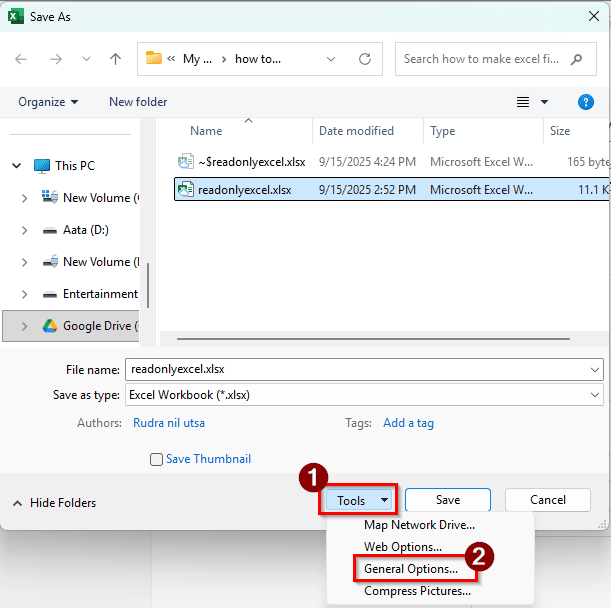 Adding a Password to the File