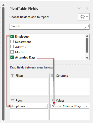 Use the COUNTIF Function in Pivot Tables with Calculated Field