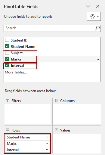 Using Helper Column to Group by Uneven Intervals in Pivot Table