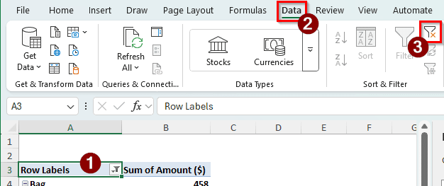 Refreshing Does Not Change the Existing Data