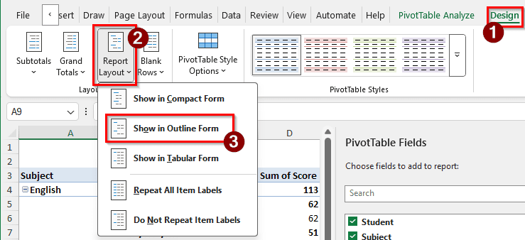 Use the Proper Layout