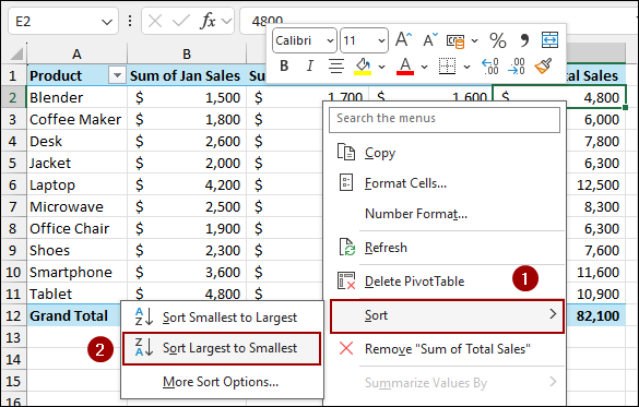 Applying Calculated Field to Sort Vertically
