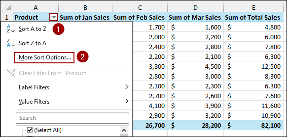 Applying Calculated Field to Sort Vertically