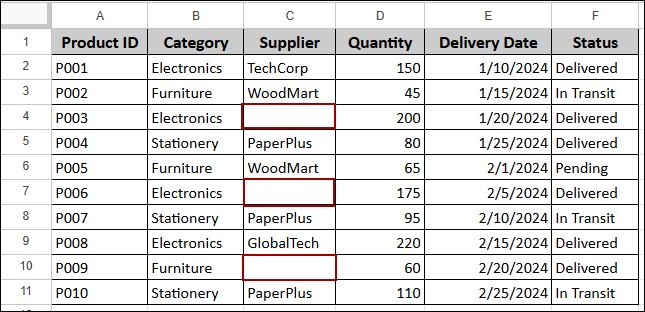 Using SUMIF Function for Non-Blank Cells